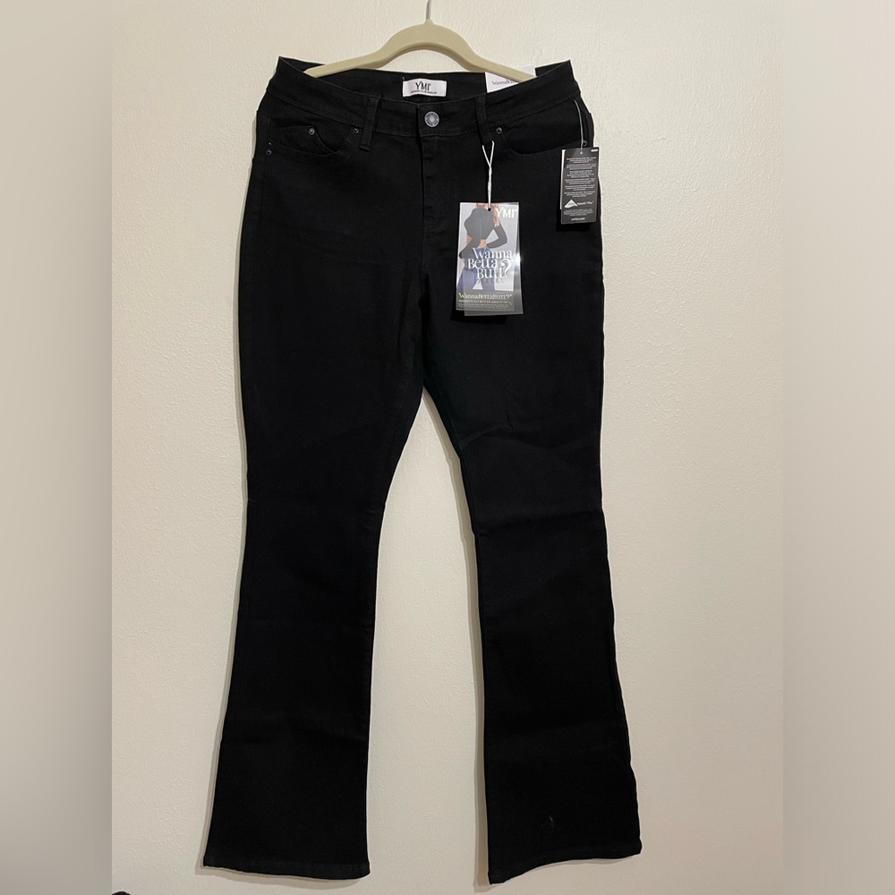 WMI boot cut Wanna Betta Butt  black jeans